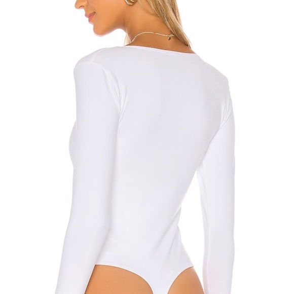 Free People Truth Or Square Bodysuit White - Picture 4 of 5